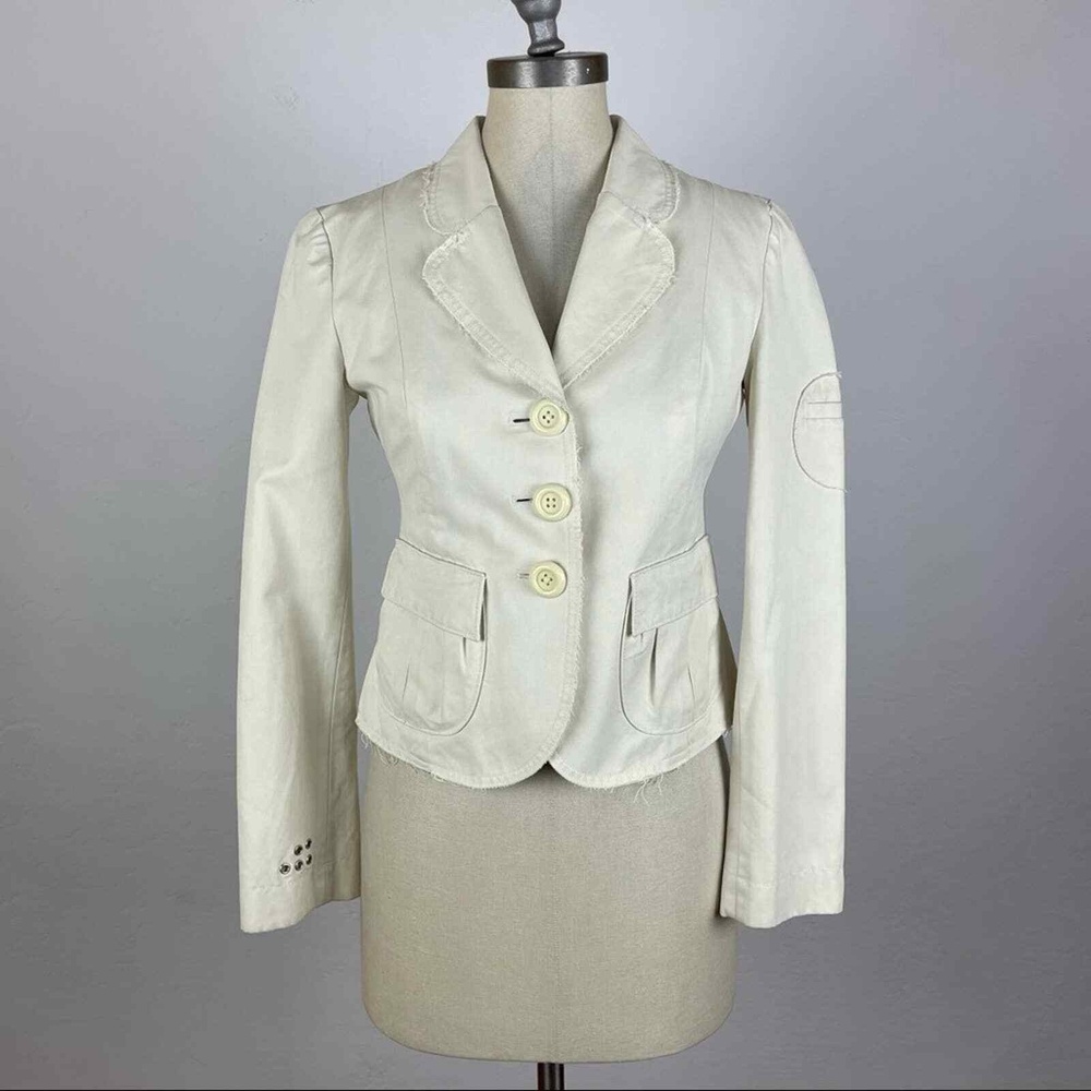 Soia & Kyo Raw Hem Jacket